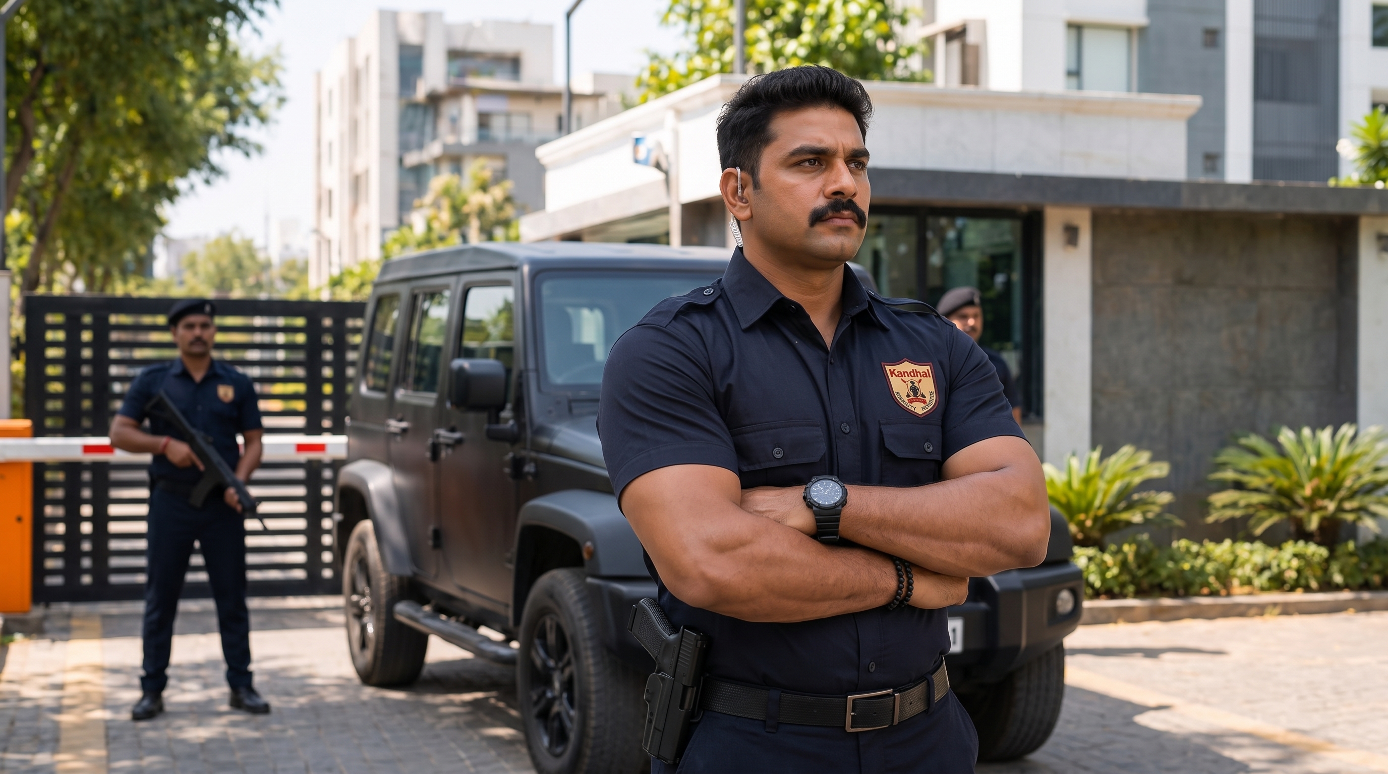 Armed Security Gunman